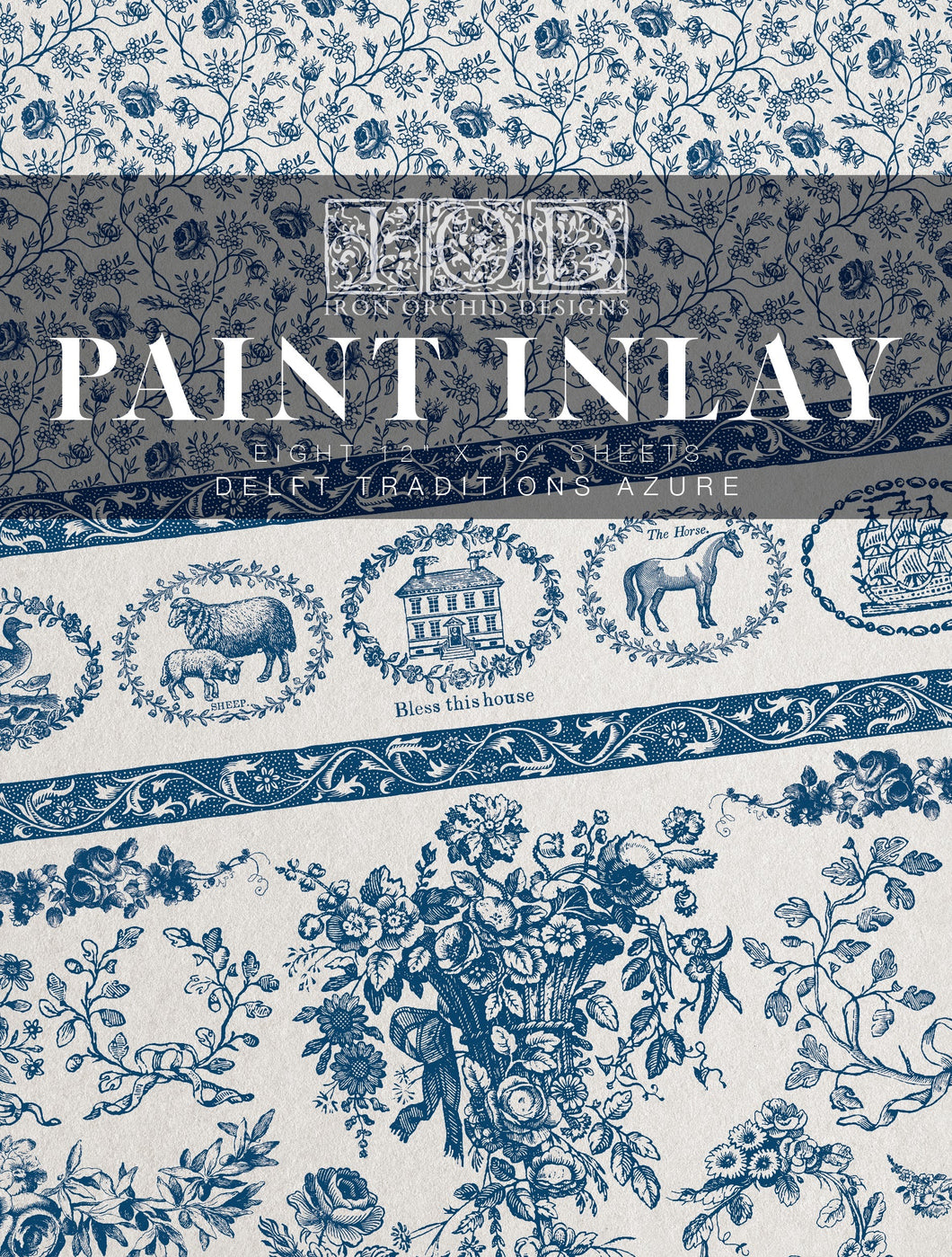 Delft Traditions Azure Paint Inlay