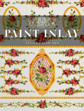 Load image into Gallery viewer, Petite Fleur Red IOD Paint Inlay 12x16 Pad
